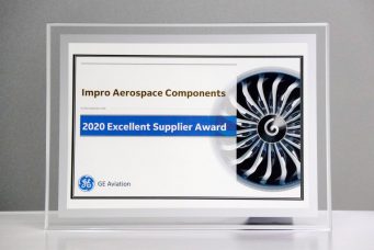 鷹普航空零部件有限公司獲得GE航空頒發的2020年度傑出供應商獎
