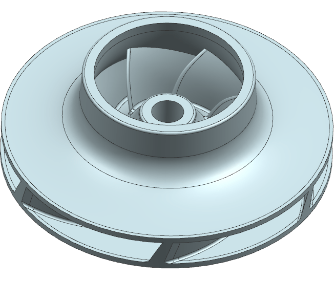 Impeller, 3D Printing Sand Casting