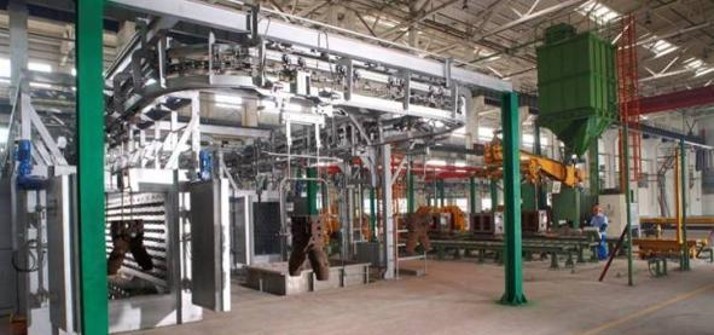 Impro Resin Sand Casting Molding Line