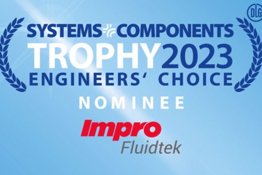 Impro Fluidtek Nominated SYSTEMS & COMPONENTS TROPHY 2023 – ENGINEER’S CHOICE at AGRITECHNICA 2023