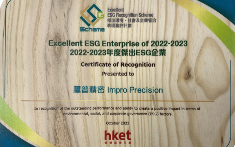 Impro is Awarded “Excellent ESG Enterprise”  For Third Consecutive Year